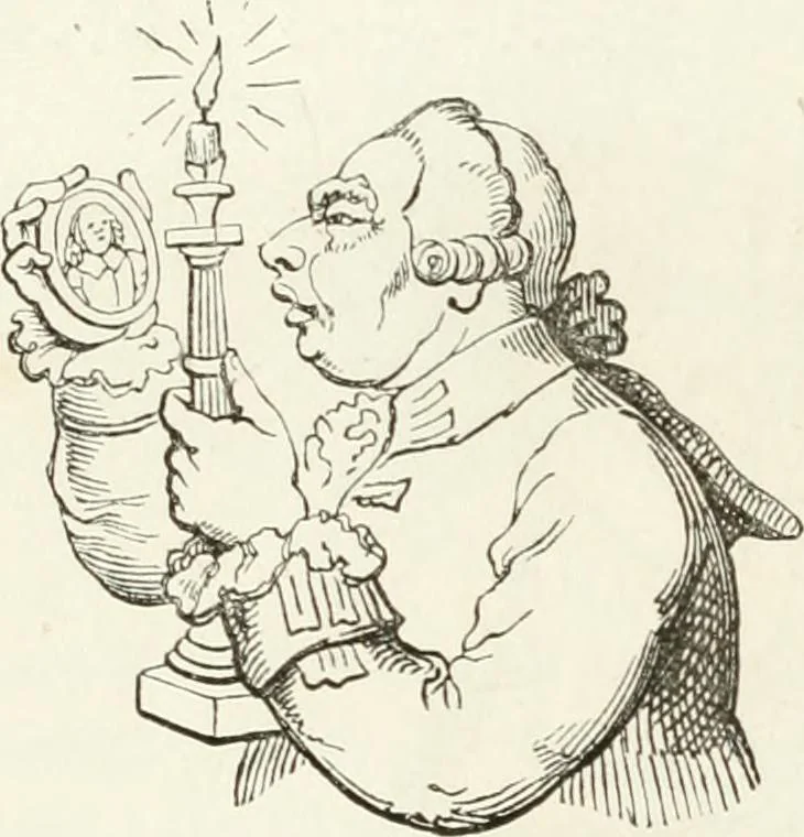 An illustration from Histoire de la caricature et du grotesque dans la littérature et dans l'art, 1875, leaf 470