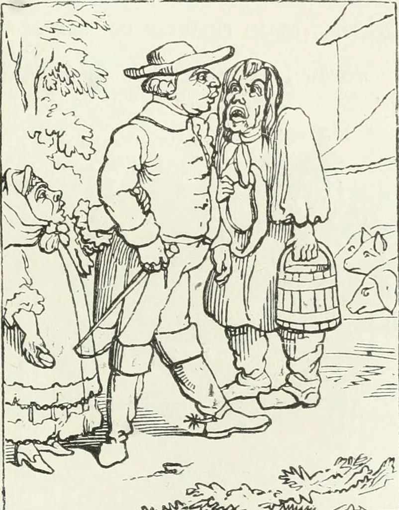 An illustration from Histoire de la caricature et du grotesque dans la littérature et dans l'art, 1875, leaf 471