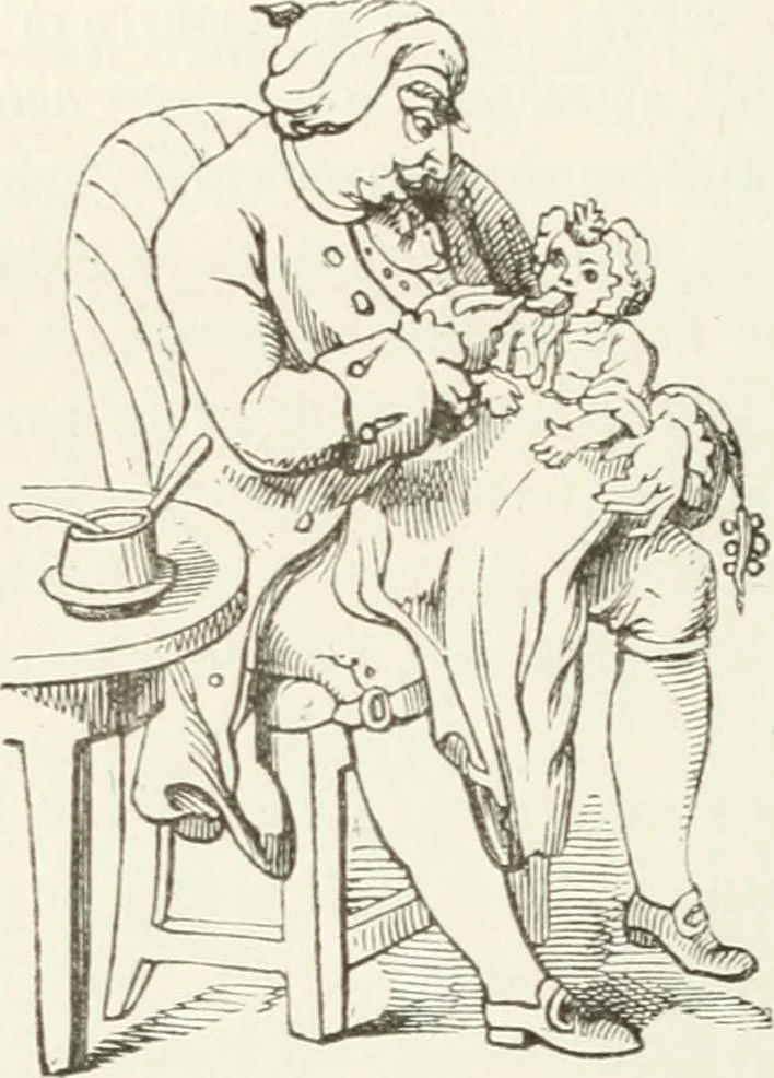 An illustration from Histoire de la caricature et du grotesque dans la littérature et dans l'art, 1875, leaf 474