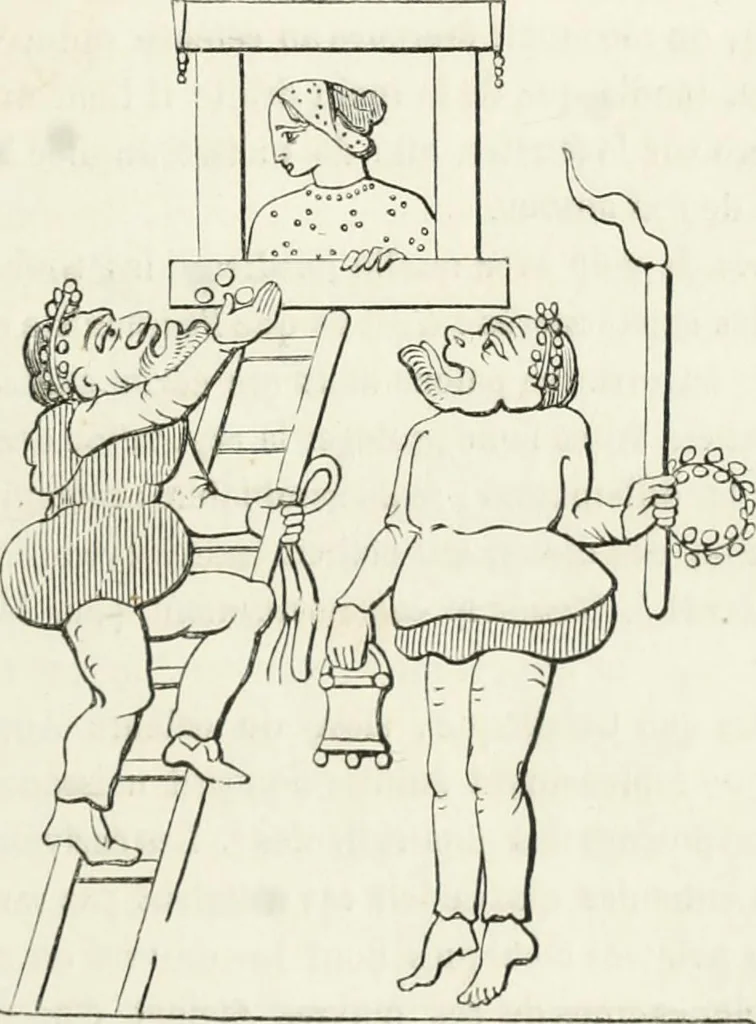 An illustration from Histoire de la caricature et du grotesque dans la littérature et dans l'art, 1875, leaf 53