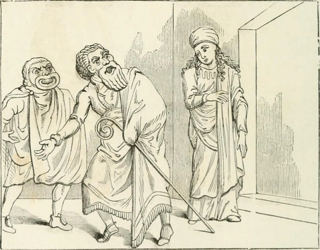 An illustration from Histoire de la caricature et du grotesque dans la littérature et dans l'art, 1875, leaf 64