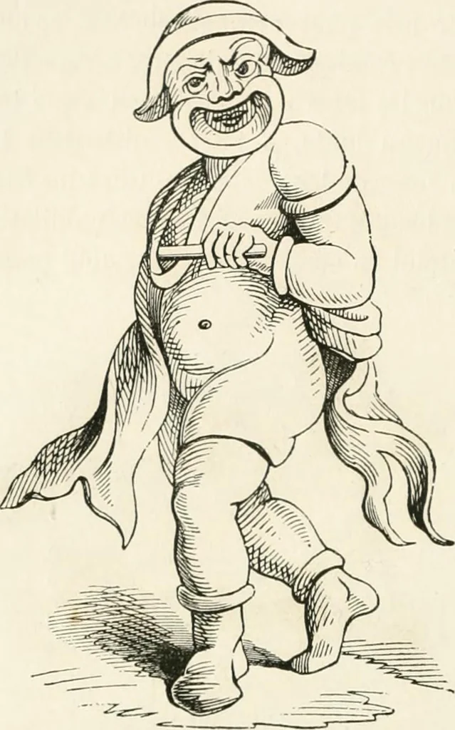 An illustration from Histoire de la caricature et du grotesque dans la littérature et dans l'art, 1875, leaf 66