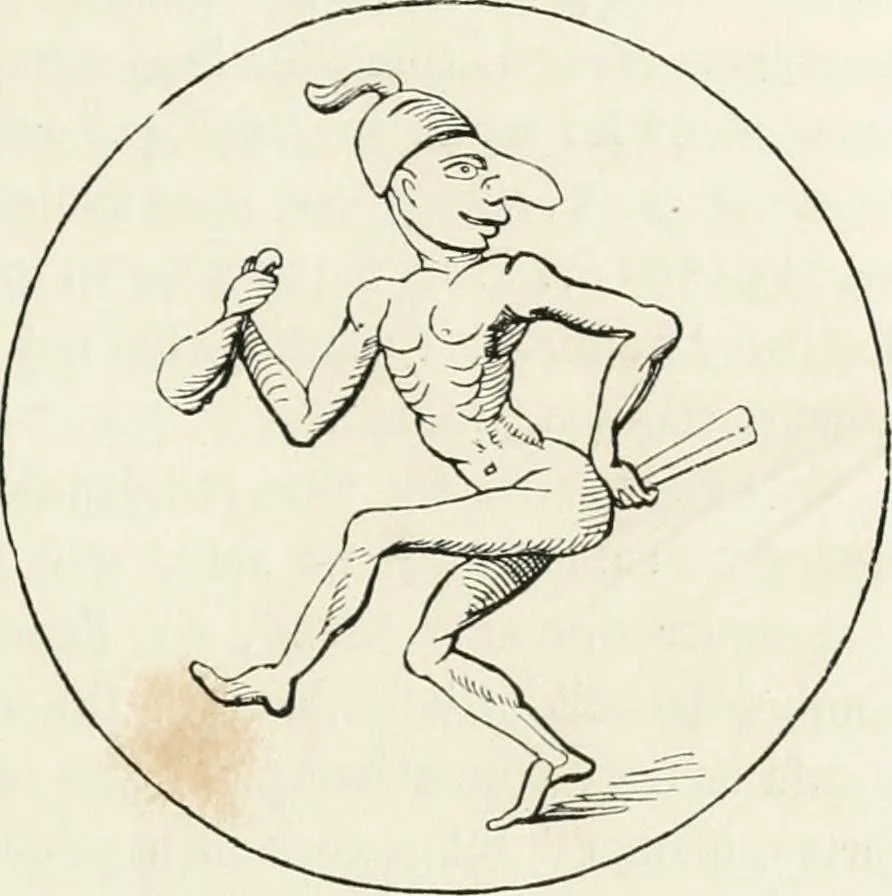 An illustration from Histoire de la caricature et du grotesque dans la littérature et dans l'art, 1875, leaf 67