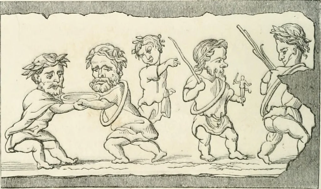An illustration from Histoire de la caricature et du grotesque dans la littérature et dans l'art, 1875, leaf 72
