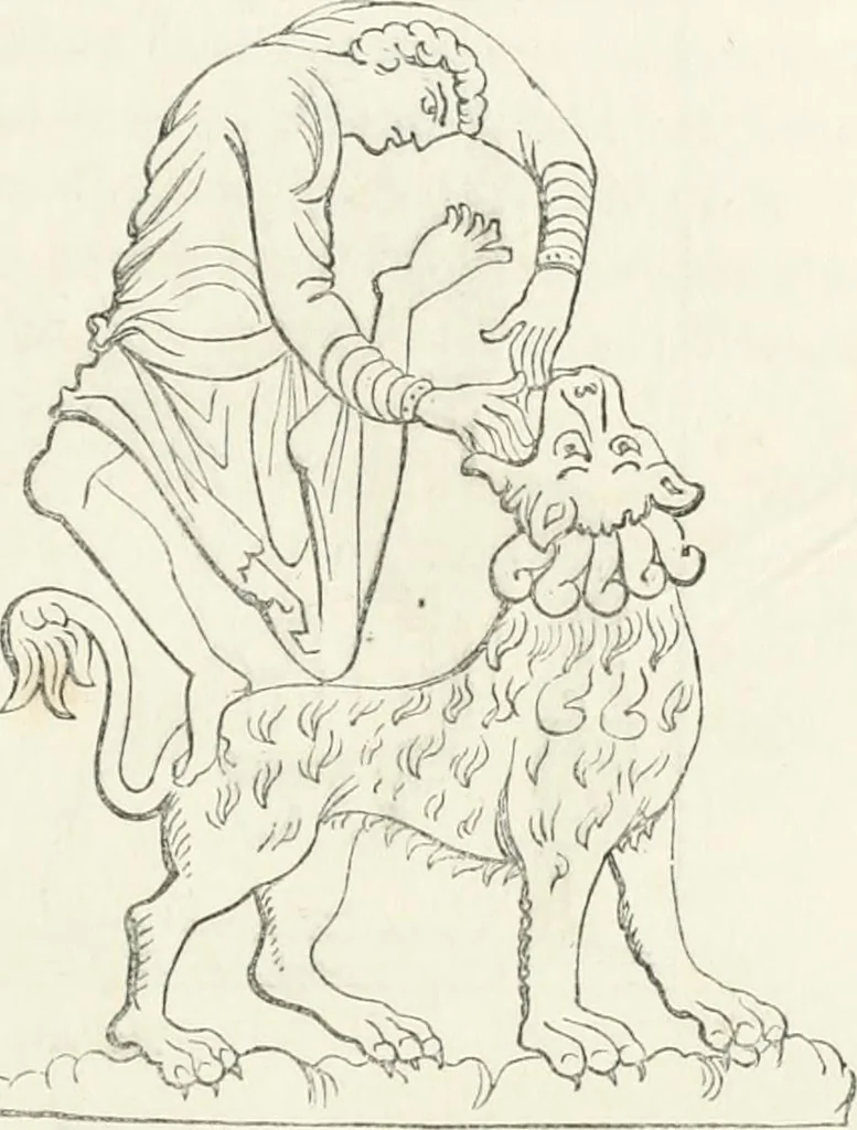 An illustration from Histoire de la caricature et du grotesque dans la littérature et dans l'art, 1875, leaf 93