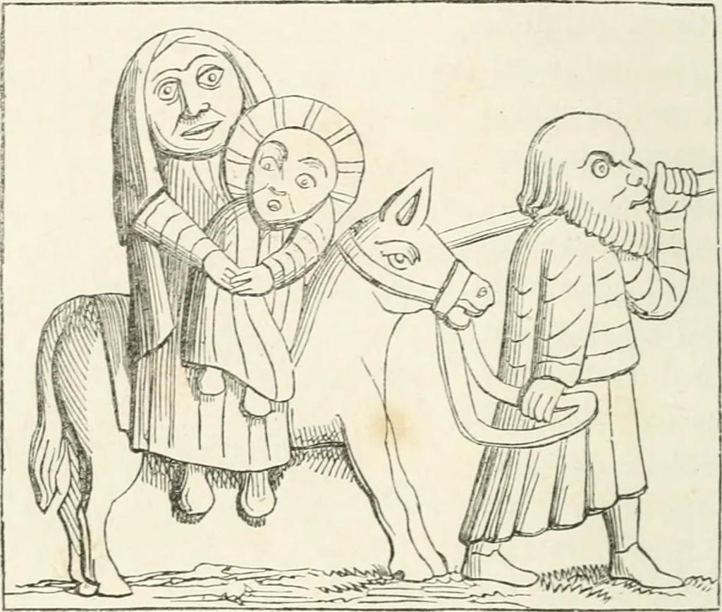 An illustration from Histoire de la caricature et du grotesque dans la littérature et dans l'art, 1875, leaf 94