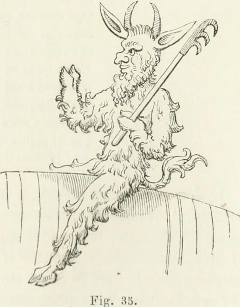 An illustration from Histoire de la caricature et du grotesque dans la littérature et dans l'art, 1875, leaf 97