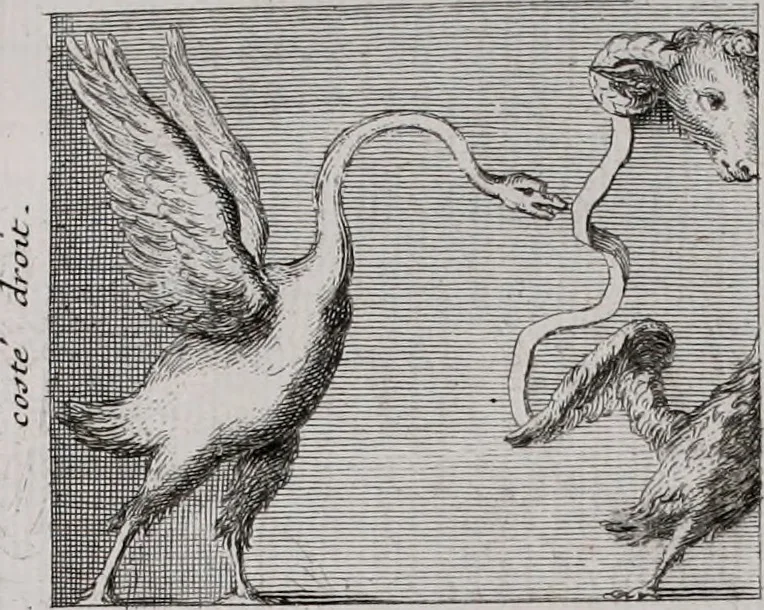 An illustration from Histoire de l'Académie royale des inscriptions et belles lettres, depuis son establissement jusqu'à présent : Avec les Mémoires de littérature tirez des registres de cette Académie depuis son renouvellement jusqu'en 1710, 1736, leaf 233