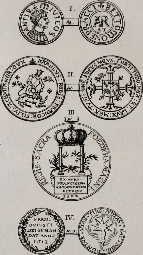 An illustration from Histoire de l'Académie royale des inscriptions et belles lettres, depuis son establissement jusqu'à présent : Avec les Mémoires de littérature tirez des registres de cette Académie depuis son renouvellement jusqu'en 1710, 1736, leaf 331
