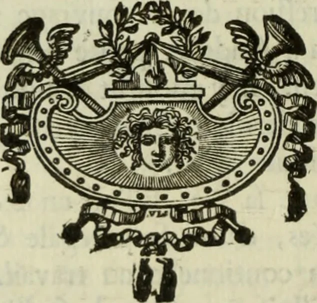 An illustration from Histoire de l'Académie royale des inscriptions et belles lettres, depuis son establissement jusqu'à présent : Avec les Mémoires de littérature tirez des registres de cette Académie depuis son renouvellement jusqu'en 1710, 1736, leaf 439