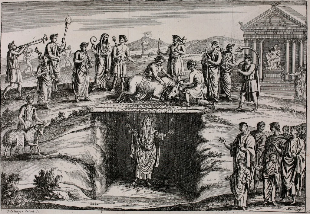 An illustration from Histoire de l'Académie royale des inscriptions et belles lettres, depuis son establissement jusqu'à présent : Avec les Mémoires de littérature tirez des registres de cette Académie depuis son renouvellement jusqu'en 1710, 1736, leaf 491