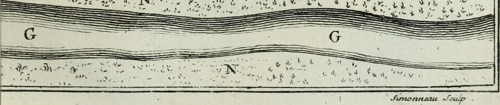 An illustration from Histoire de l'Académie royale des inscriptions et belles lettres, depuis son establissement jusqu'à présent : Avec les Mémoires de littérature tirez des registres de cette Académie depuis son renouvellement jusqu'en 1710, 1736, leaf 452