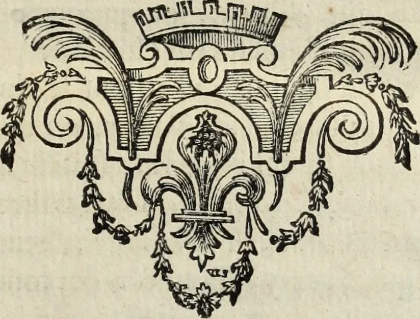 An illustration from Histoire de l'Académie royale des inscriptions et belles lettres, depuis son establissement jusqu'à présent : Avec les Mémoires de littérature tirez des registres de cette Académie depuis son renouvellement jusqu'en 1710, 1736, leaf 64