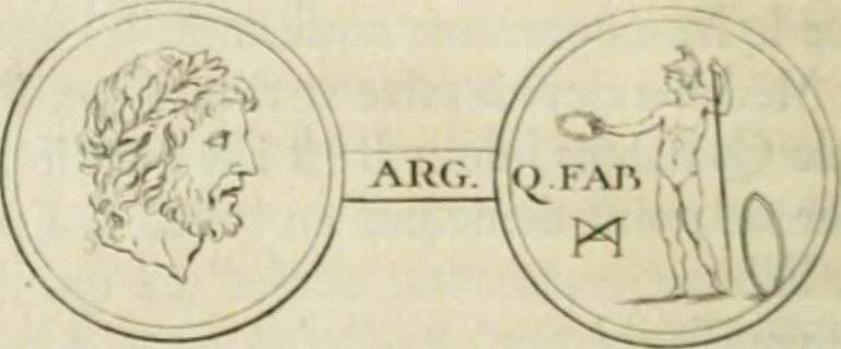 An illustration from Histoire de l'Académie royale des inscriptions et belles lettres, depuis son establissement jusqu'à présent : Avec les Mémoires de littérature tirez des registres de cette Académie depuis son renouvellement jusqu'en 1710, 1736, leaf 315