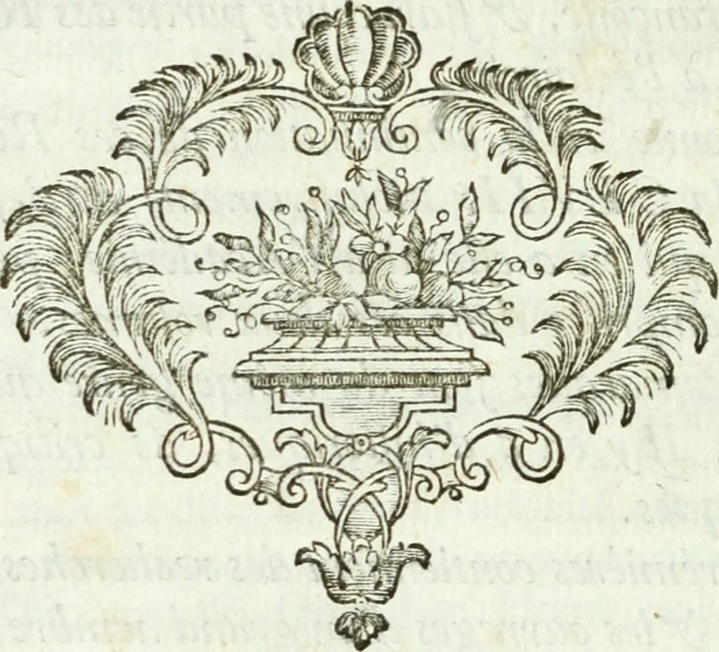An illustration from Histoire de l'Académie royale des inscriptions et belles lettres, depuis son establissement jusqu'à présent : Avec les Mémoires de littérature tirez des registres de cette Académie depuis son renouvellement jusqu'en 1710, 1736, leaf 185