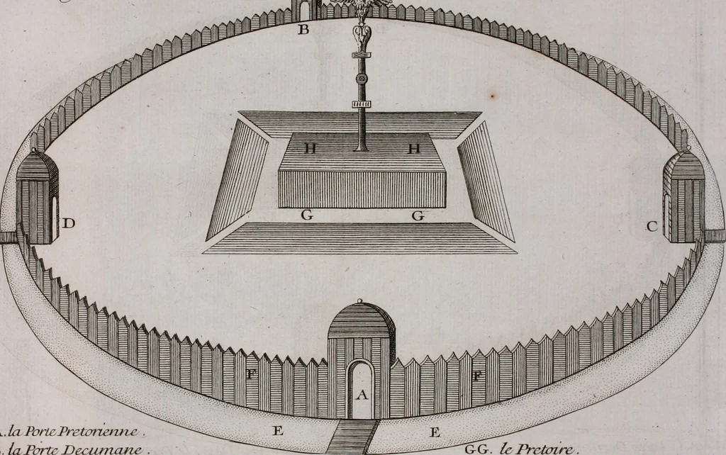 An illustration from Histoire de l'Académie royale des inscriptions et belles lettres, depuis son establissement jusqu'à présent : Avec les Mémoires de littérature tirez des registres de cette Académie depuis son renouvellement jusqu'en 1710, 1736, leaf 115