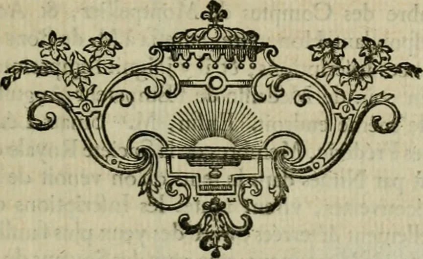 An illustration from Histoire de l'Académie royale des inscriptions et belles lettres, depuis son establissement jusqu'à présent : Avec les Mémoires de littérature tirez des registres de cette Académie depuis son renouvellement jusqu'en 1710, 1736, leaf 120