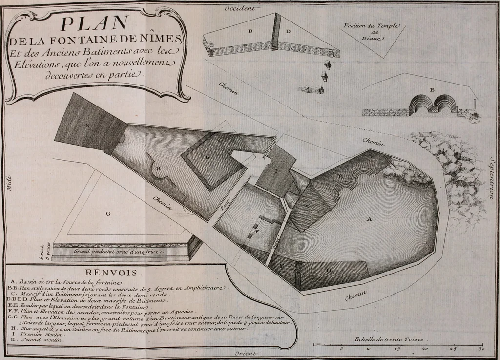An illustration from Histoire de l'Académie royale des inscriptions et belles lettres, depuis son establissement jusqu'à présent : Avec les Mémoires de littérature tirez des registres de cette Académie depuis son renouvellement jusqu'en 1710, 1736, leaf 123