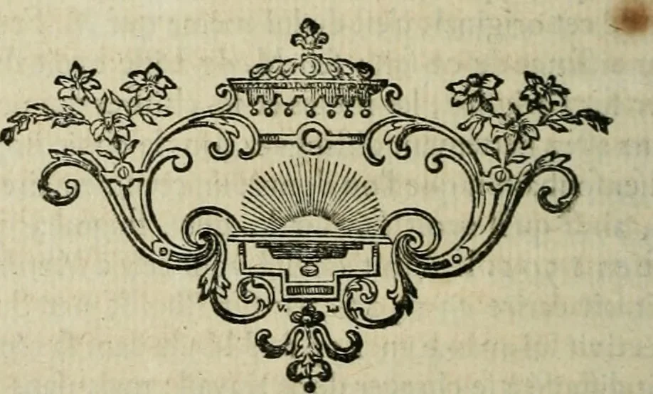 An illustration from Histoire de l'Académie royale des inscriptions et belles lettres, depuis son establissement jusqu'à présent : Avec les Mémoires de littérature tirez des registres de cette Académie depuis son renouvellement jusqu'en 1710, 1736, leaf 203