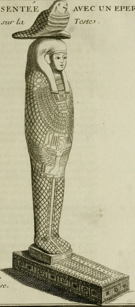 An illustration from Histoire de l'Académie royale des inscriptions et belles lettres, depuis son establissement jusqu'à présent : Avec les Mémoires de littérature tirez des registres de cette Académie depuis son renouvellement jusqu'en 1710, 1736, leaf 22