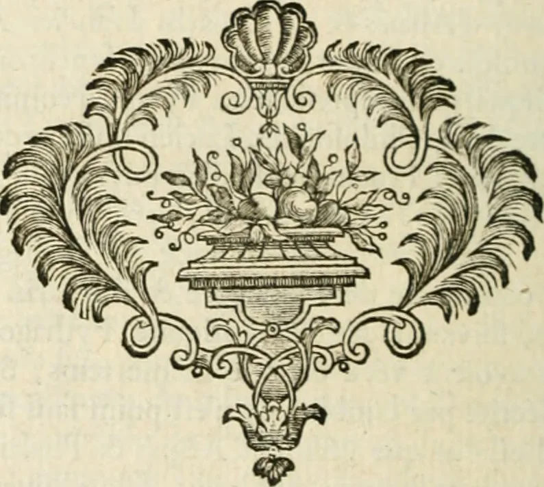 An illustration from Histoire de l'Académie royale des inscriptions et belles lettres, depuis son establissement jusqu'à présent : Avec les Mémoires de littérature tirez des registres de cette Académie depuis son renouvellement jusqu'en 1710, 1736, leaf 745