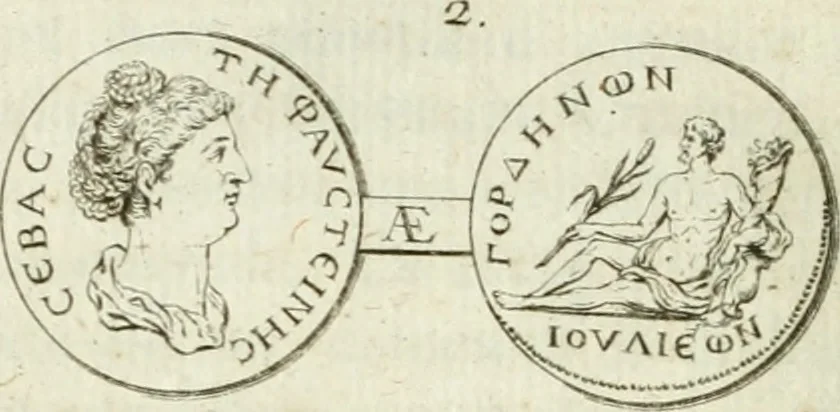 An illustration from Histoire de l'Académie royale des inscriptions et belles lettres, depuis son establissement jusqu'à présent : Avec les Mémoires de littérature tirez des registres de cette Académie depuis son renouvellement jusqu'en 1710, 1736, leaf 237