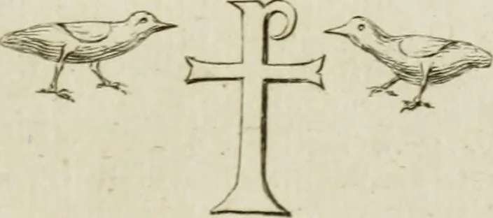 An illustration from Histoire de l'Académie royale des inscriptions et belles lettres, depuis son establissement jusqu'à présent : Avec les Mémoires de littérature tirez des registres de cette Académie depuis son renouvellement jusqu'en 1710, 1736, leaf 258