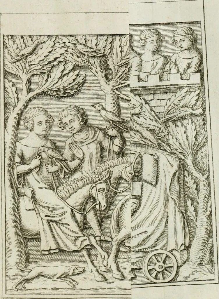 An illustration from Histoire de l'Académie royale des inscriptions et belles lettres, depuis son establissement jusqu'à présent : Avec les Mémoires de littérature tirez des registres de cette Académie depuis son renouvellement jusqu'en 1710, 1736, leaf 348