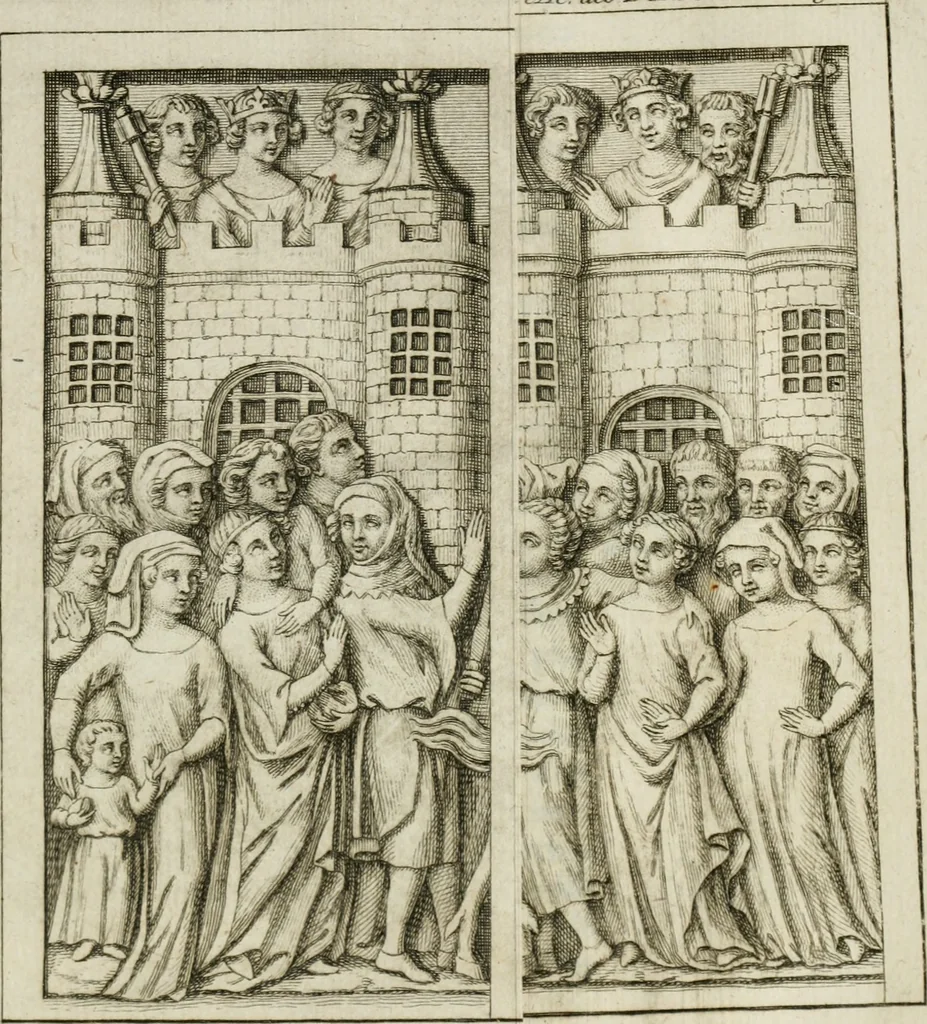 An illustration from Histoire de l'Académie royale des inscriptions et belles lettres, depuis son establissement jusqu'à présent : Avec les Mémoires de littérature tirez des registres de cette Académie depuis son renouvellement jusqu'en 1710, 1736, leaf 352