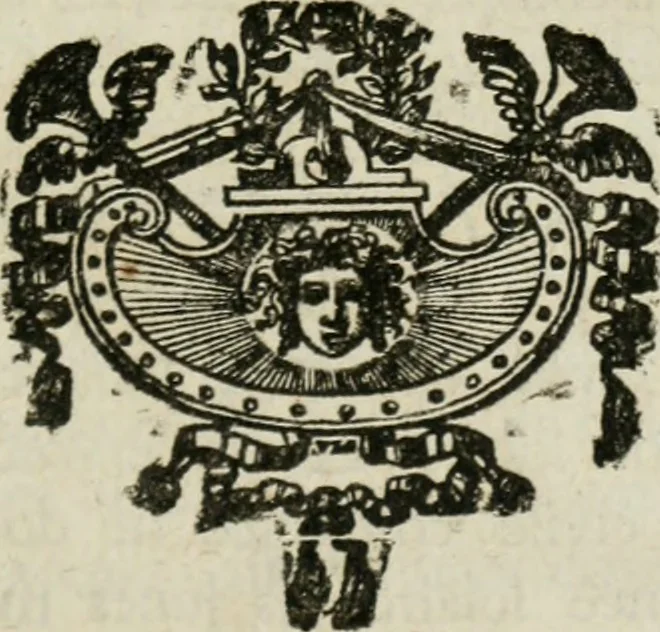 An illustration from Histoire de l'Académie royale des inscriptions et belles lettres, depuis son establissement jusqu'à présent : Avec les Mémoires de littérature tirez des registres de cette Académie depuis son renouvellement jusqu'en 1710, 1736, leaf 672