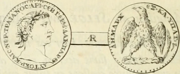 An illustration from Histoire de l'Académie royale des inscriptions et belles lettres, depuis son establissement jusqu'à présent : Avec les Mémoires de littérature tirez des registres de cette Académie depuis son renouvellement jusqu'en 1710, 1736, leaf 715