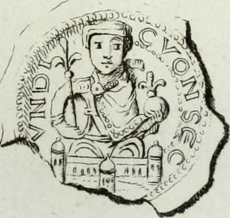 An illustration from Histoire de l'Académie royale des inscriptions et belles lettres, depuis son establissement jusqu'à présent : Avec les Mémoires de littérature tirez des registres de cette Académie depuis son renouvellement jusqu'en 1710, 1736, leaf 236