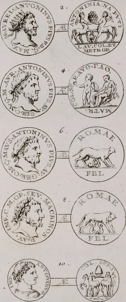 An illustration from Histoire de l'Académie royale des inscriptions et belles lettres, depuis son establissement jusqu'à présent : Avec les Mémoires de littérature tirez des registres de cette Académie depuis son renouvellement jusqu'en 1710, 1736, leaf 303