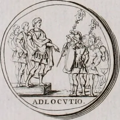 An illustration from Histoire de l'Académie royale des inscriptions et belles lettres, depuis son establissement jusqu'à présent : Avec les Mémoires de littérature tirez des registres de cette Académie depuis son renouvellement jusqu'en 1710, 1736, leaf 719