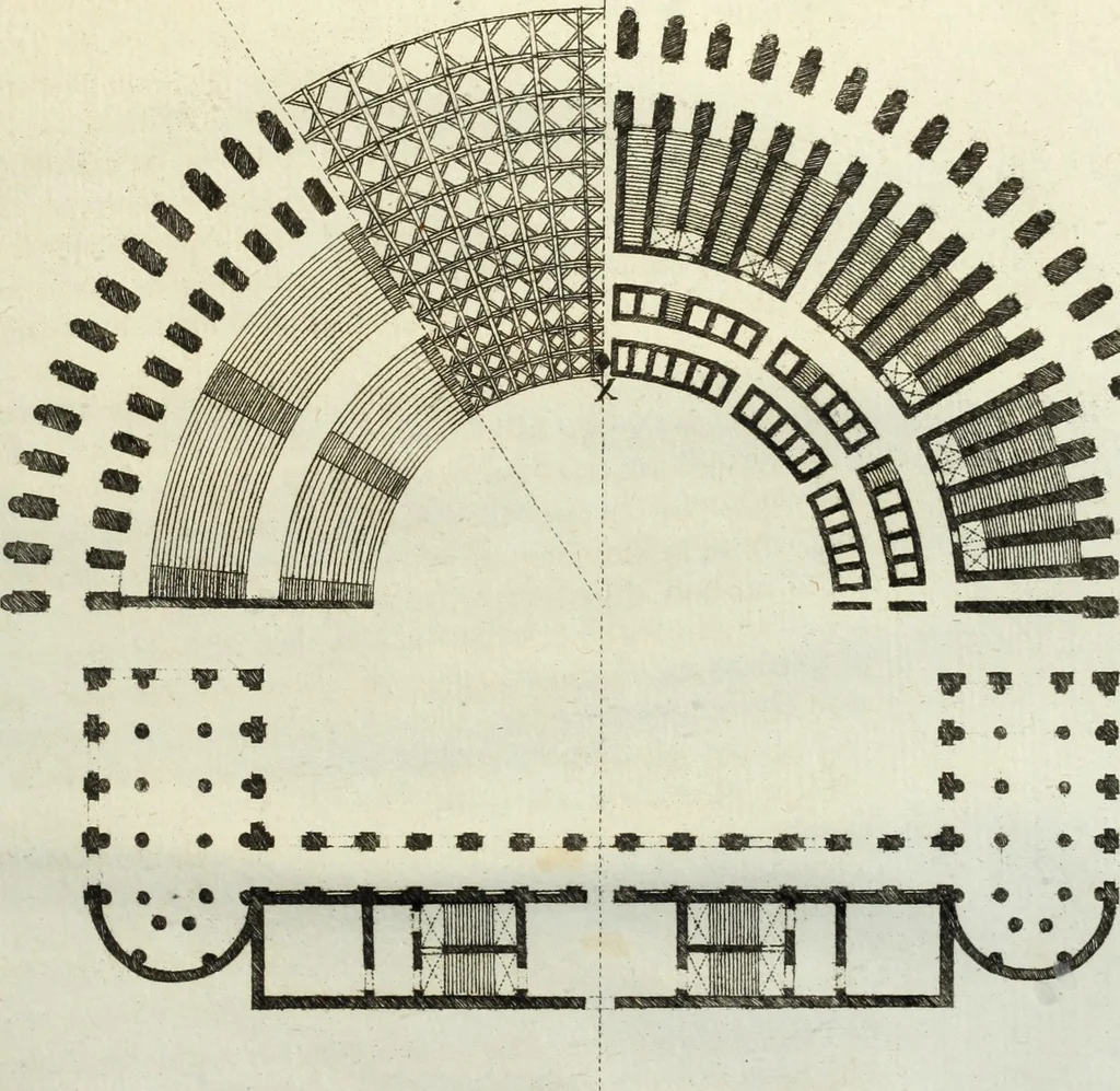 An illustration from Histoire de l'Académie royale des inscriptions et belles lettres, depuis son establissement jusqu'à présent : Avec les Mémoires de littérature tirez des registres de cette Académie depuis son renouvellement jusqu'en 1710, 1736, leaf 760