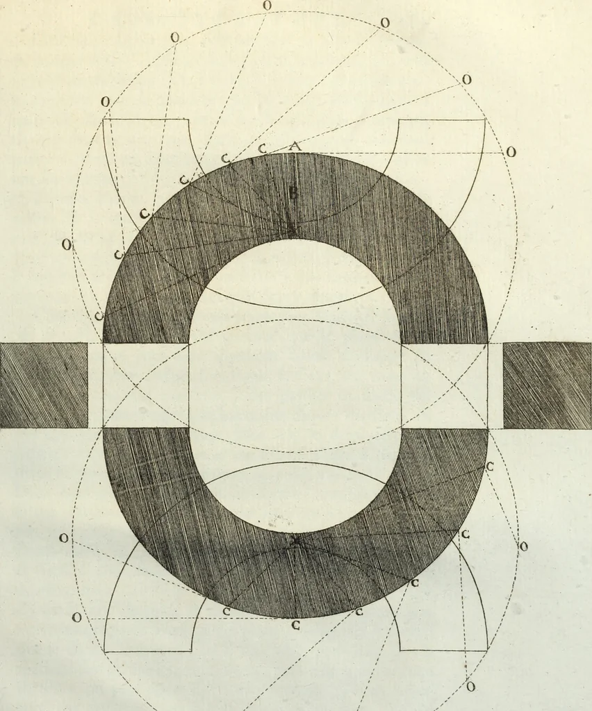 An illustration from Histoire de l'Académie royale des inscriptions et belles lettres, depuis son establissement jusqu'à présent : Avec les Mémoires de littérature tirez des registres de cette Académie depuis son renouvellement jusqu'en 1710, 1736, leaf 764