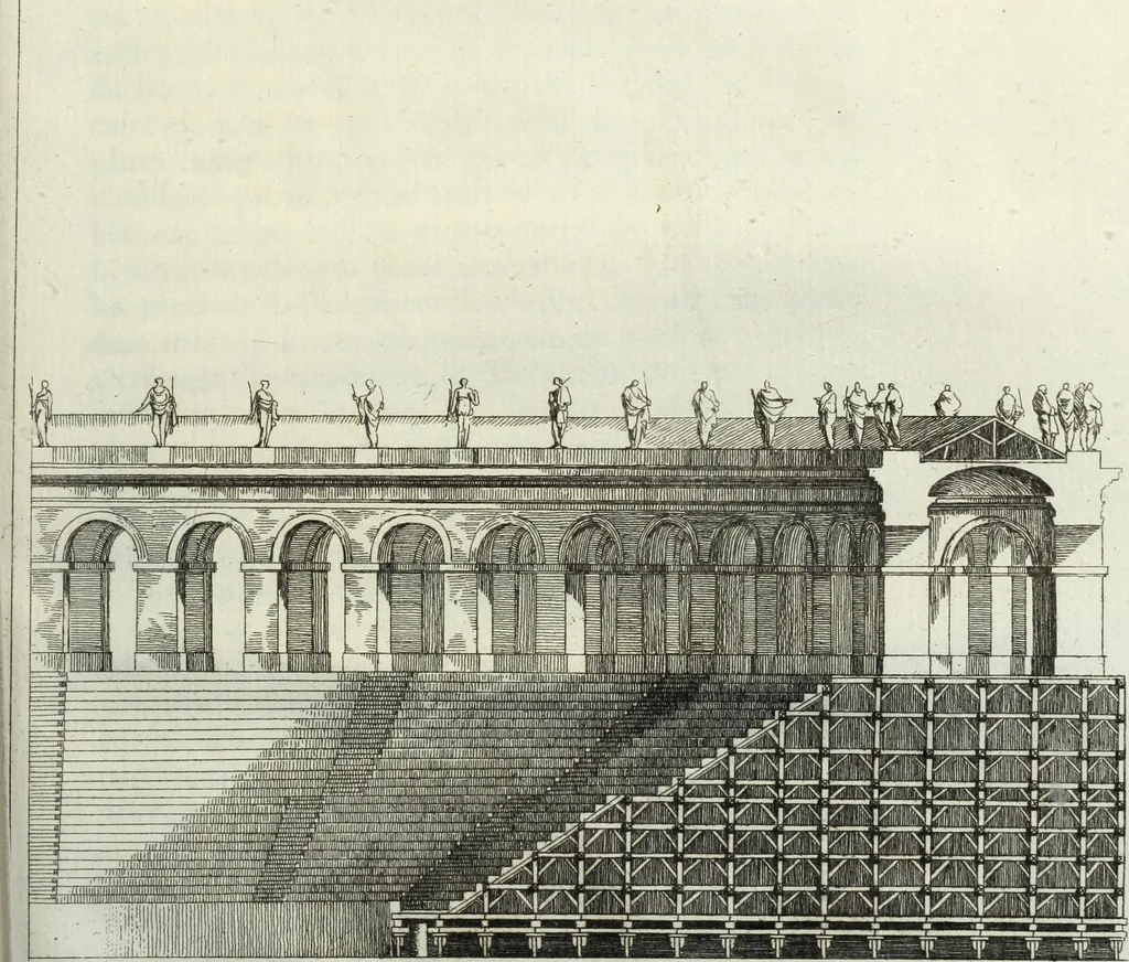 An illustration from Histoire de l'Académie royale des inscriptions et belles lettres, depuis son establissement jusqu'à présent : Avec les Mémoires de littérature tirez des registres de cette Académie depuis son renouvellement jusqu'en 1710, 1736, leaf 772