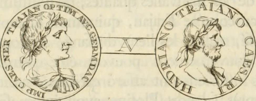 An illustration from Histoire de l'Académie royale des inscriptions et belles lettres, depuis son establissement jusqu'à présent : Avec les Mémoires de littérature tirez des registres de cette Académie depuis son renouvellement jusqu'en 1710, 1736, leaf 104