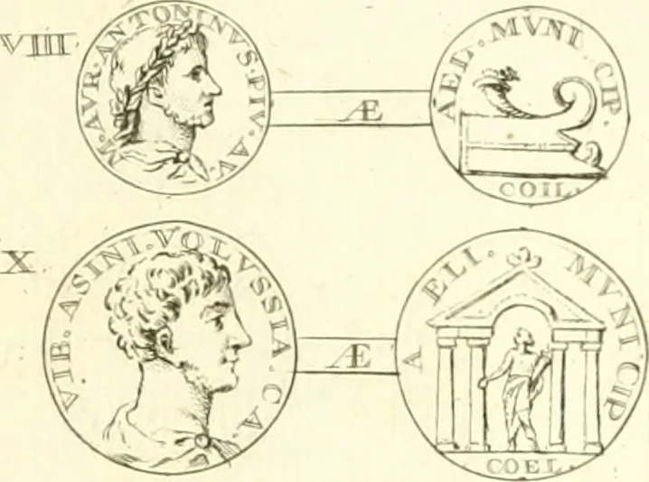 An illustration from Histoire de l'Académie royale des inscriptions et belles lettres, depuis son establissement jusqu'à présent : Avec les Mémoires de littérature tirez des registres de cette Académie depuis son renouvellement jusqu'en 1710, 1736, leaf 108
