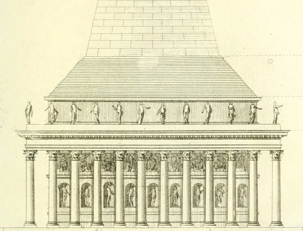 An illustration from Histoire de l'Académie royale des inscriptions et belles lettres, depuis son establissement jusqu'à présent : Avec les Mémoires de littérature tirez des registres de cette Académie depuis son renouvellement jusqu'en 1710, 1736, leaf 360