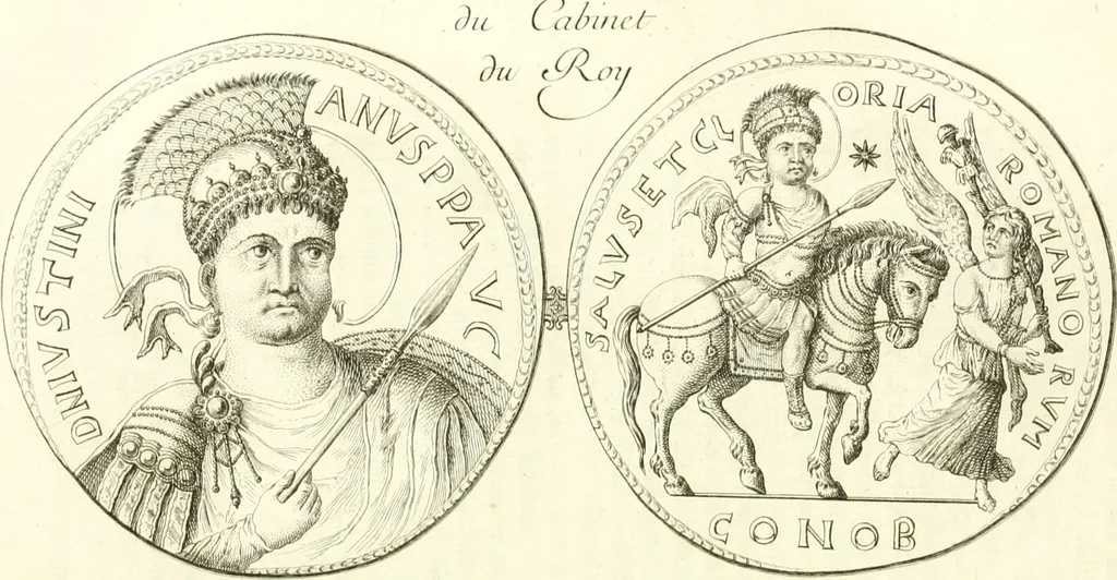 An illustration from Histoire de l'Académie royale des inscriptions et belles lettres, depuis son establissement jusqu'à présent : Avec les Mémoires de littérature tirez des registres de cette Académie depuis son renouvellement jusqu'en 1710, 1736, leaf 547