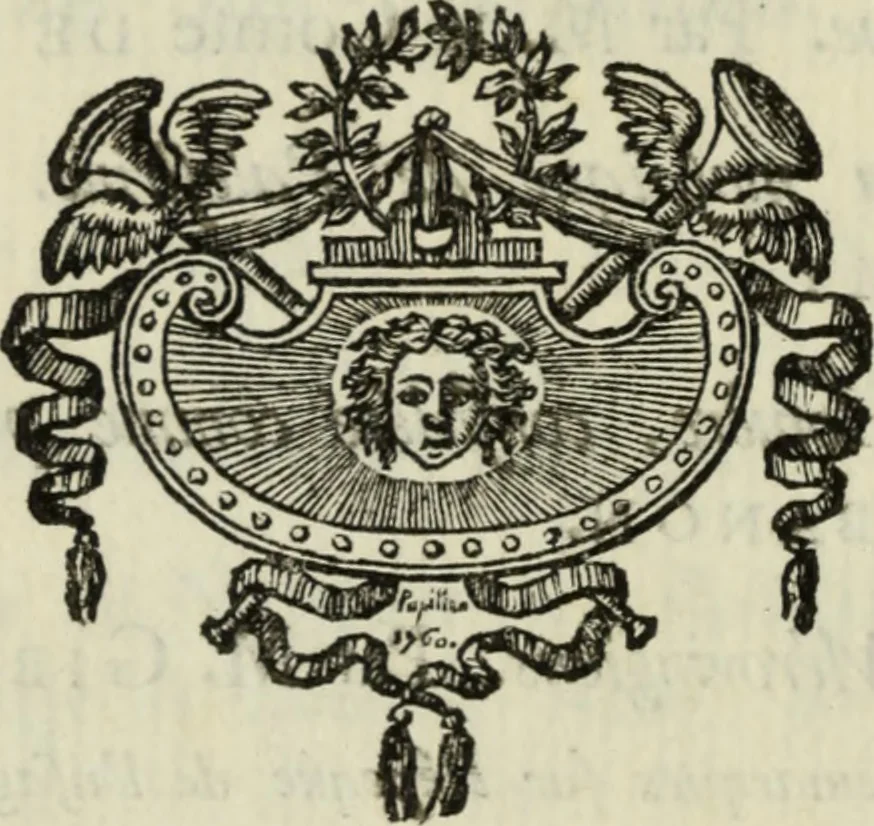 An illustration from Histoire de l'Académie royale des inscriptions et belles lettres, depuis son establissement jusqu'à présent : Avec les Mémoires de littérature tirez des registres de cette Académie depuis son renouvellement jusqu'en 1710, 1736, leaf 11
