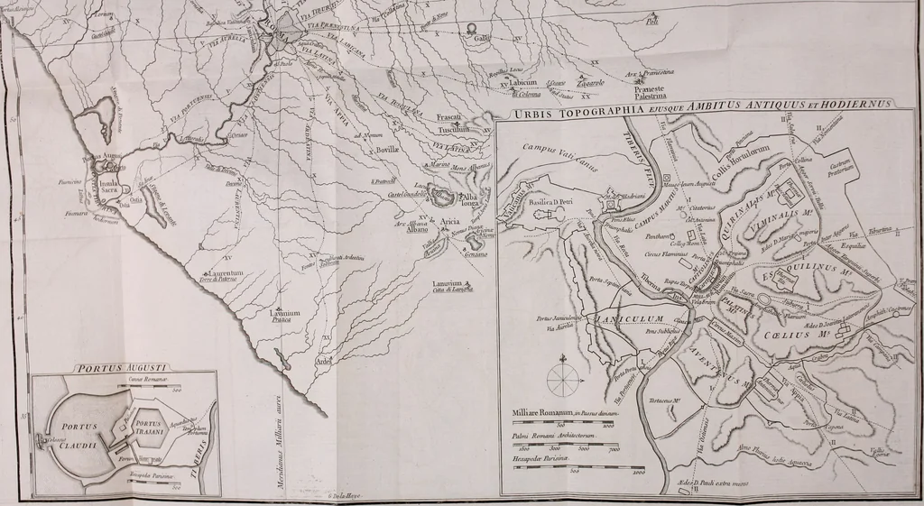 An illustration from Histoire de l'Académie royale des inscriptions et belles lettres, depuis son establissement jusqu'à présent : Avec les Mémoires de littérature tirez des registres de cette Académie depuis son renouvellement jusqu'en 1710, 1736, leaf 219