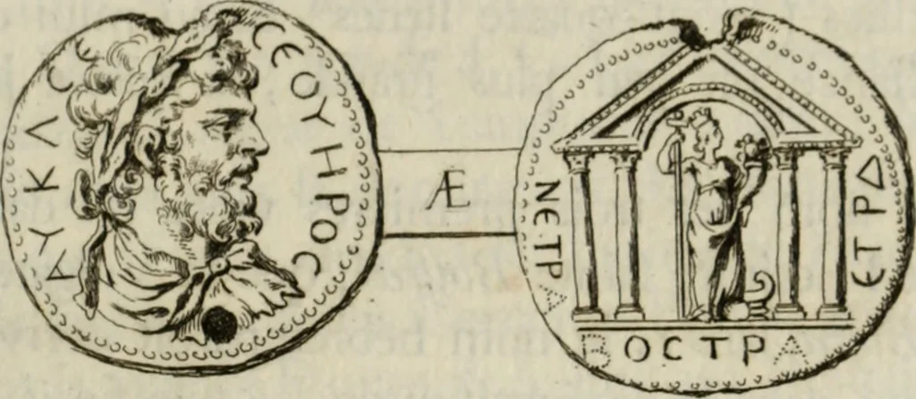 An illustration from Histoire de l'Académie royale des inscriptions et belles lettres, depuis son establissement jusqu'à présent : Avec les Mémoires de littérature tirez des registres de cette Académie depuis son renouvellement jusqu'en 1710, 1736, leaf 328