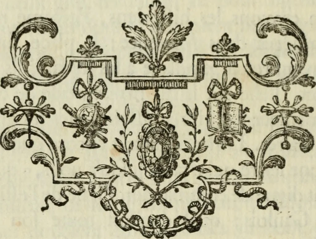 An illustration from Histoire de l'Académie royale des inscriptions et belles lettres, depuis son establissement jusqu'à présent : Avec les Mémoires de littérature tirez des registres de cette Académie depuis son renouvellement jusqu'en 1710, 1736, leaf 379
