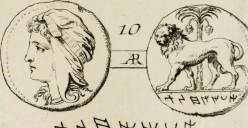 An illustration from Histoire de l'Académie royale des inscriptions et belles lettres, depuis son establissement jusqu'à présent : Avec les Mémoires de littérature tirez des registres de cette Académie depuis son renouvellement jusqu'en 1710, 1736, leaf 450