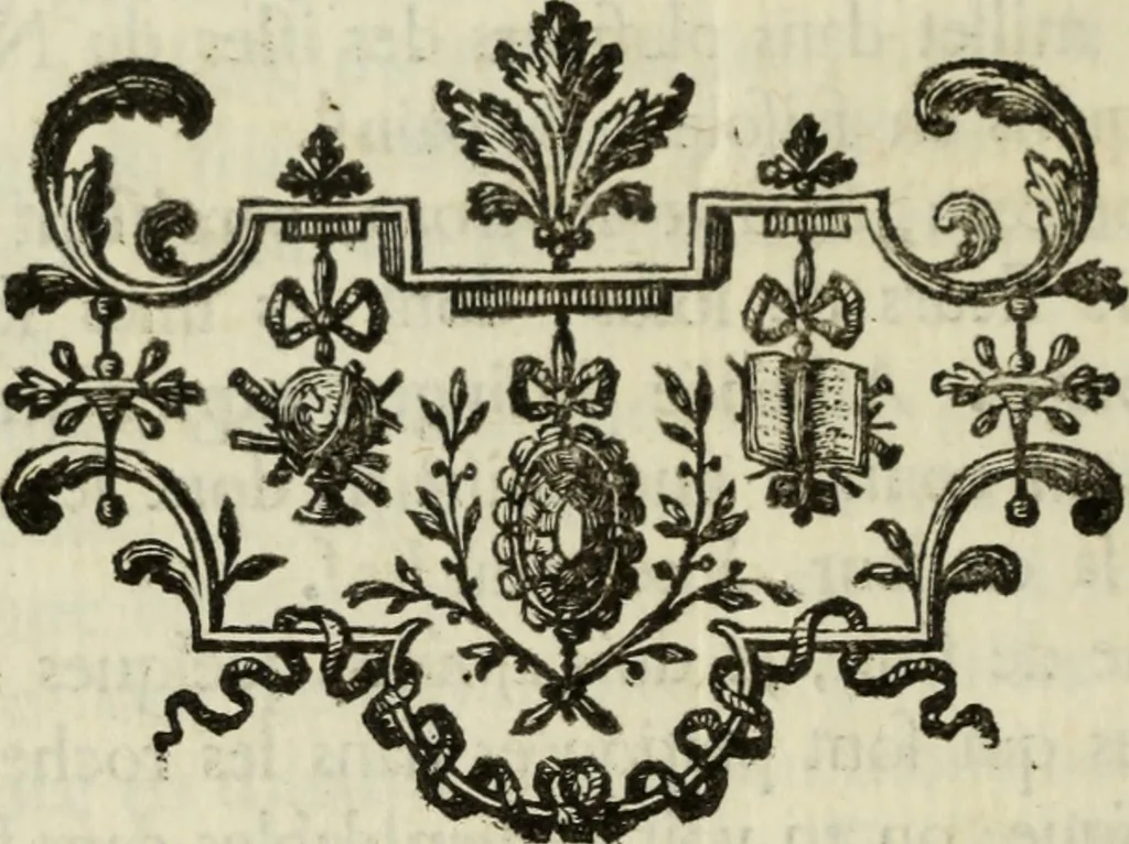An illustration from Histoire de l'Académie royale des inscriptions et belles lettres, depuis son establissement jusqu'à présent : Avec les Mémoires de littérature tirez des registres de cette Académie depuis son renouvellement jusqu'en 1710, 1736, leaf 575