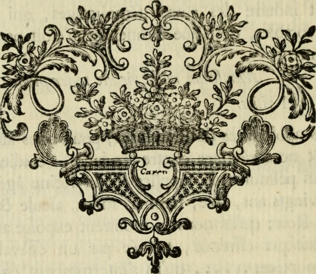 An illustration from Histoire de l'Académie royale des inscriptions et belles lettres, depuis son establissement jusqu'à présent : Avec les Mémoires de littérature tirez des registres de cette Académie depuis son renouvellement jusqu'en 1710, 1736, leaf 739