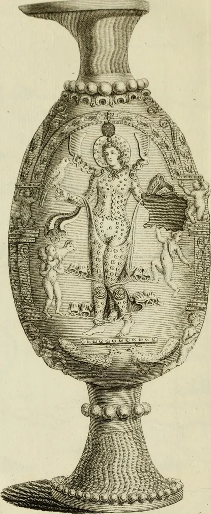 An illustration from Histoire de l'Académie royale des inscriptions et belles lettres, depuis son establissement jusqu'à présent : Avec les Mémoires de littérature tirez des registres de cette Académie depuis son renouvellement jusqu'en 1710, 1736, leaf 823