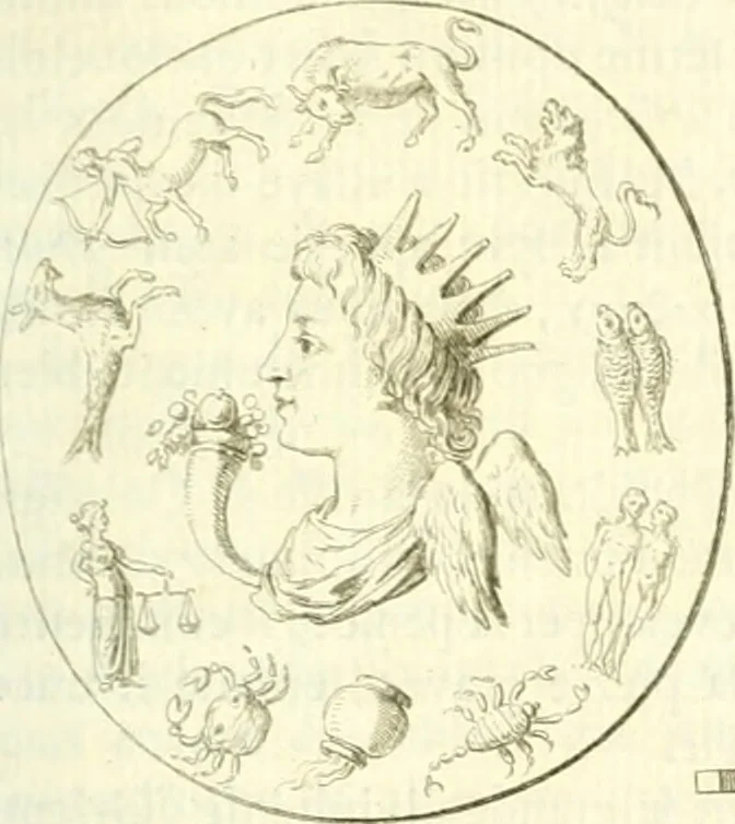 An illustration from Histoire de l'Académie royale des inscriptions et belles lettres, depuis son establissement jusqu'à présent : Avec les Mémoires de littérature tirez des registres de cette Académie depuis son renouvellement jusqu'en 1710, 1736, leaf 24